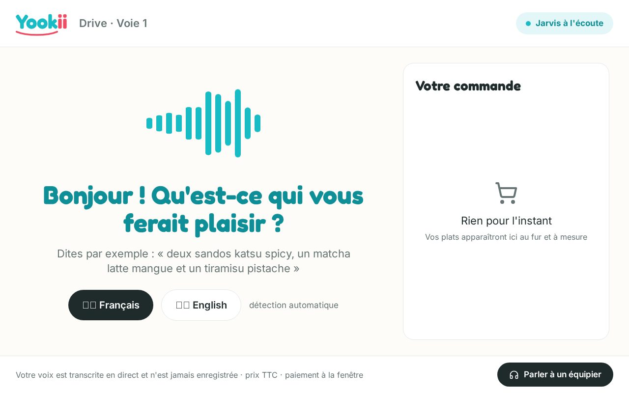 Écran D02 : Bonjour !
