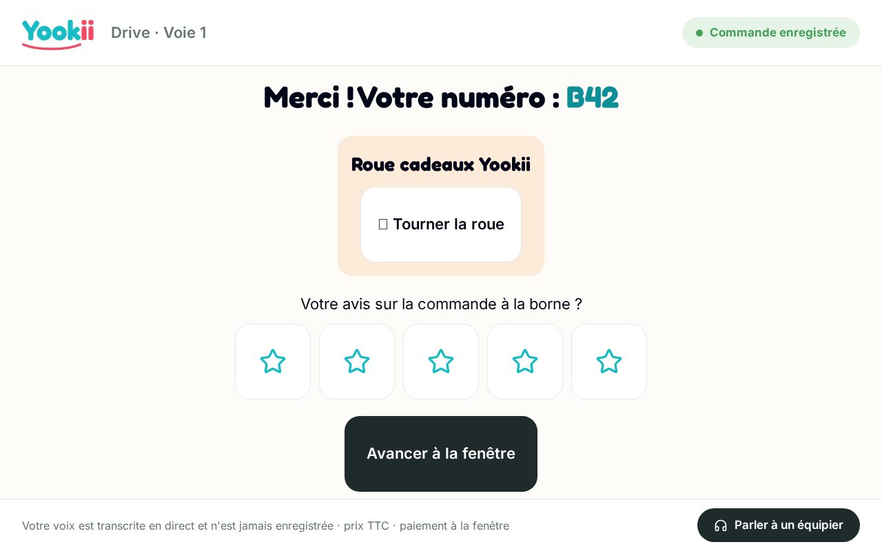 Écran E09 : Après le paiement